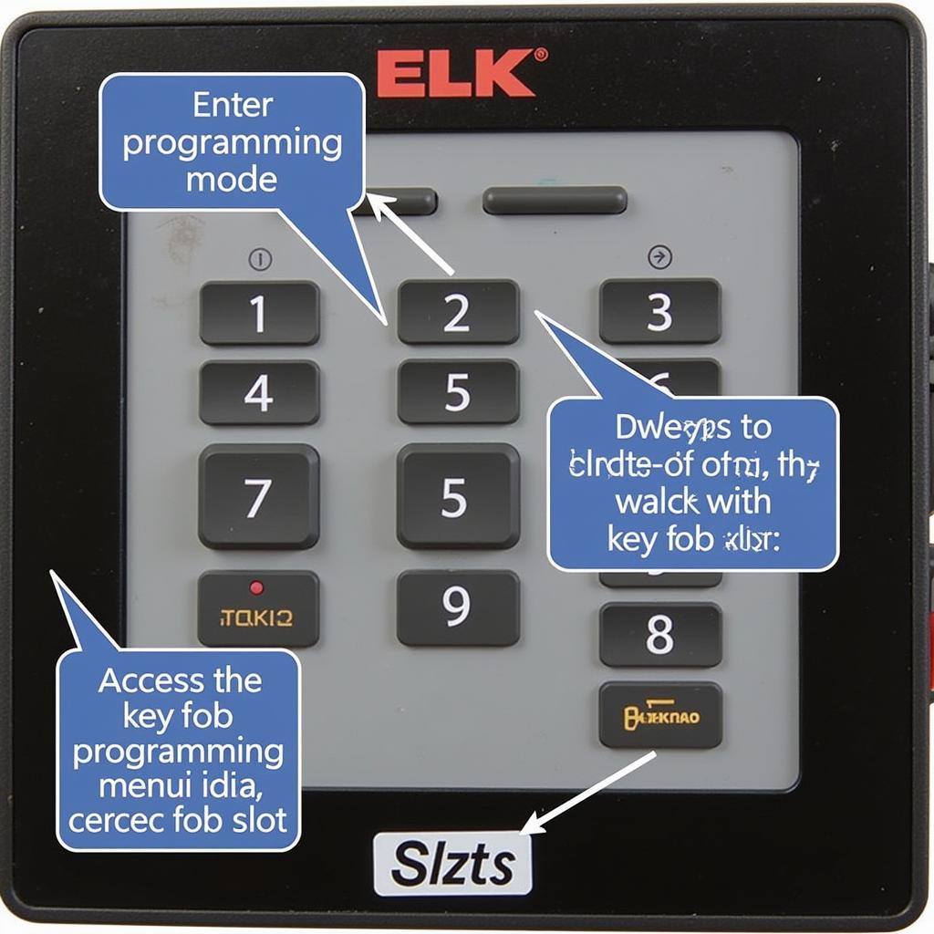 Elk M1 Keypad Programming Steps