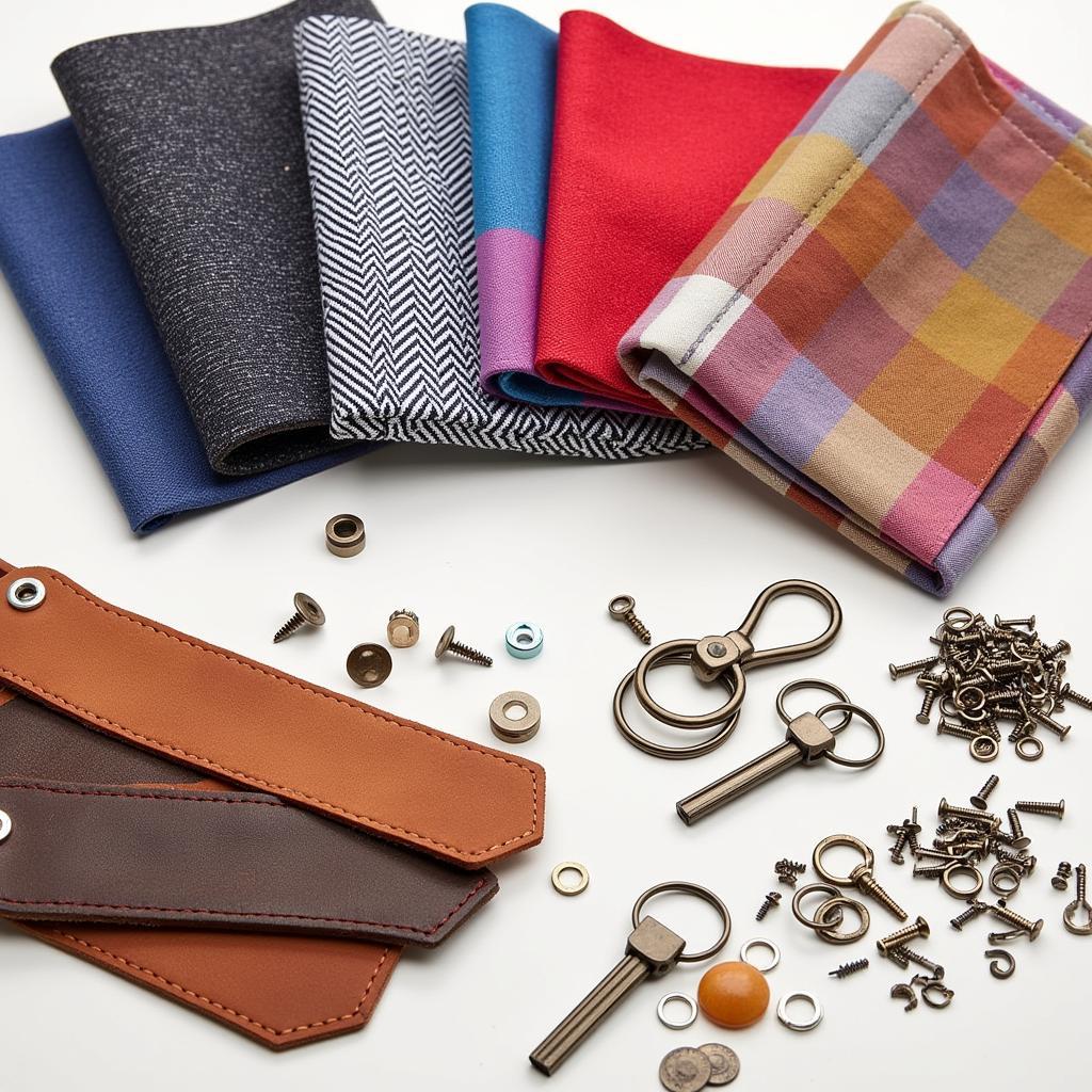 Fabric Key Fob Materials: Cotton, Canvas, Leather, Metal Hardware