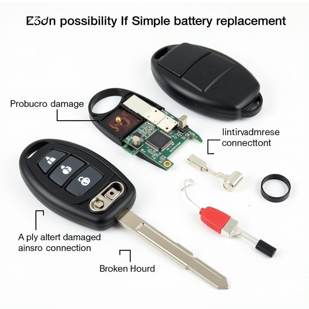 Faulty 2019 Ford F250 Key Fob