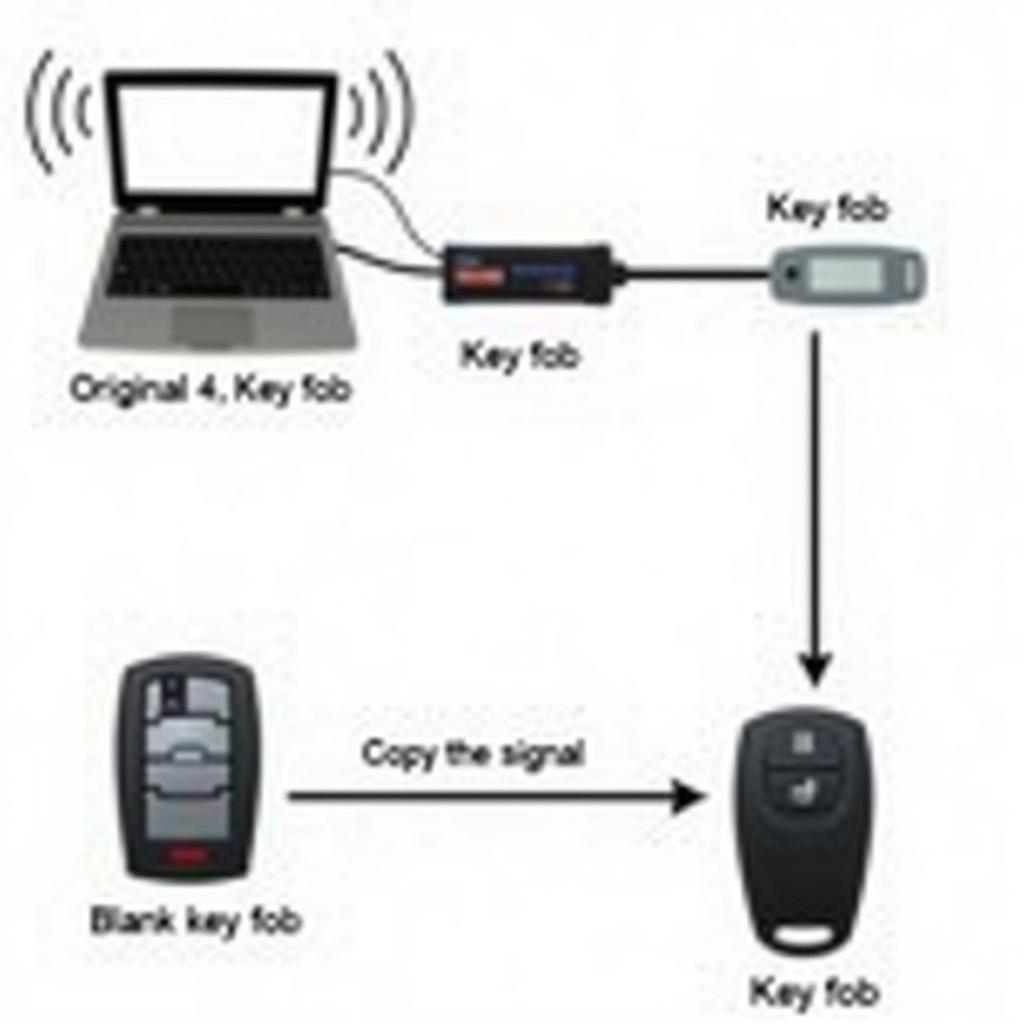 Fob Key Cloning Process Diagram