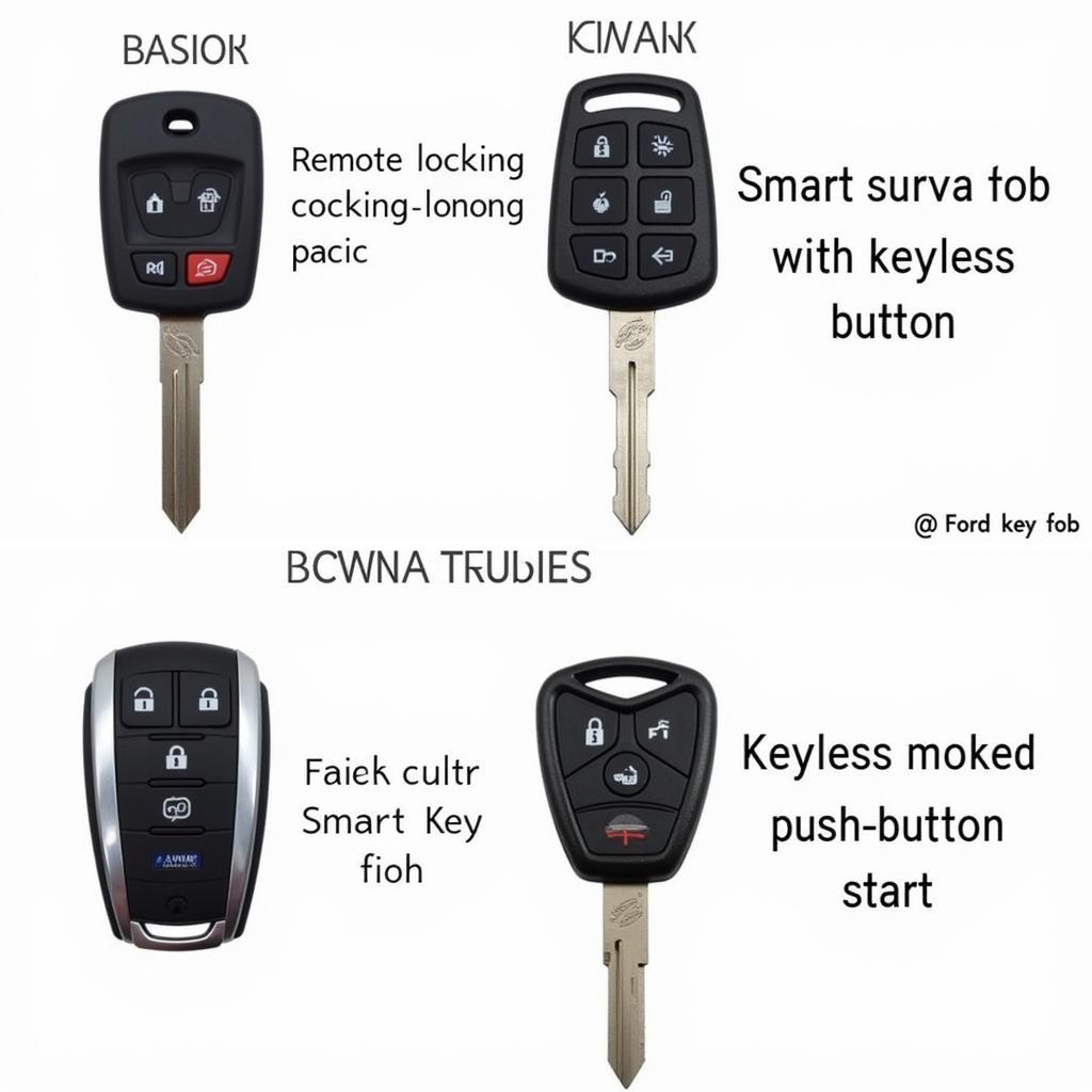 Ford Bronco Key Fob Types