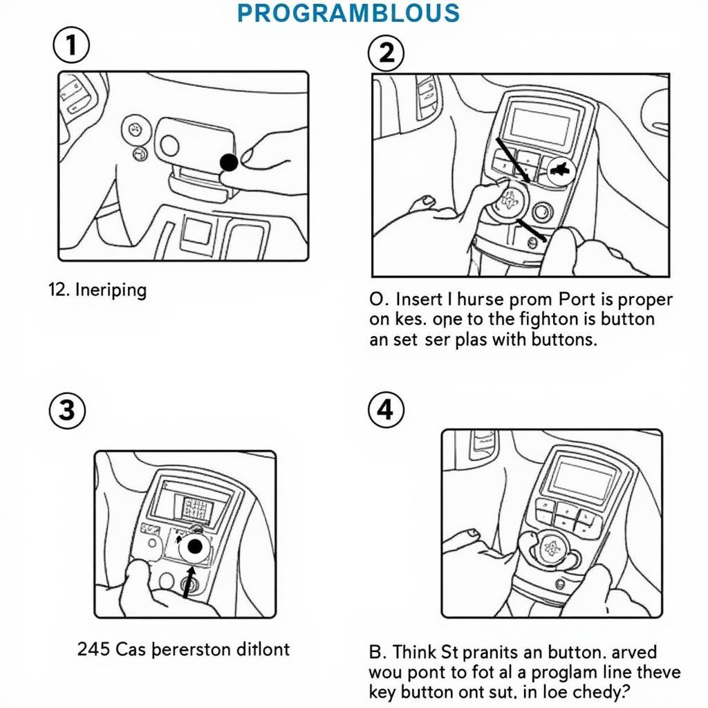 Ford E350 Key Fob Programming Process Steps