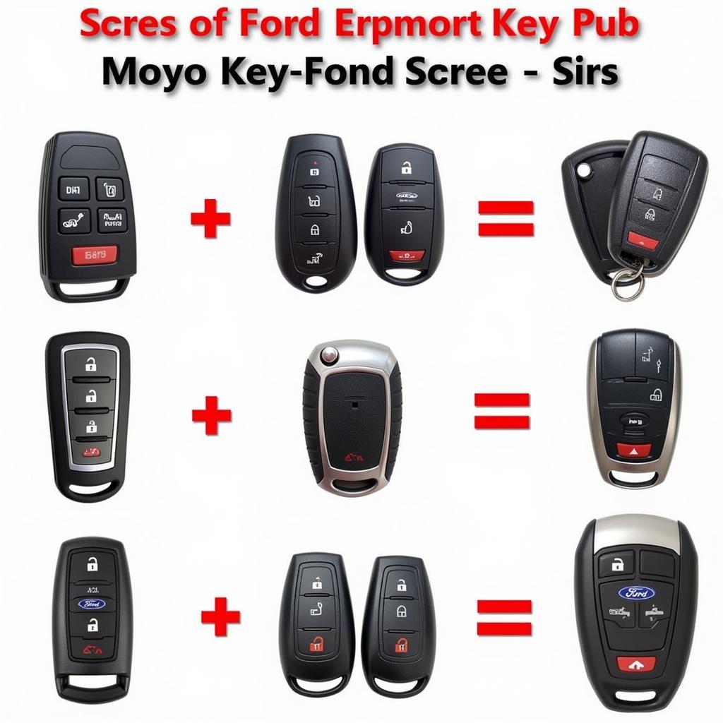 Different Types of Ford Ecosport Key Fobs