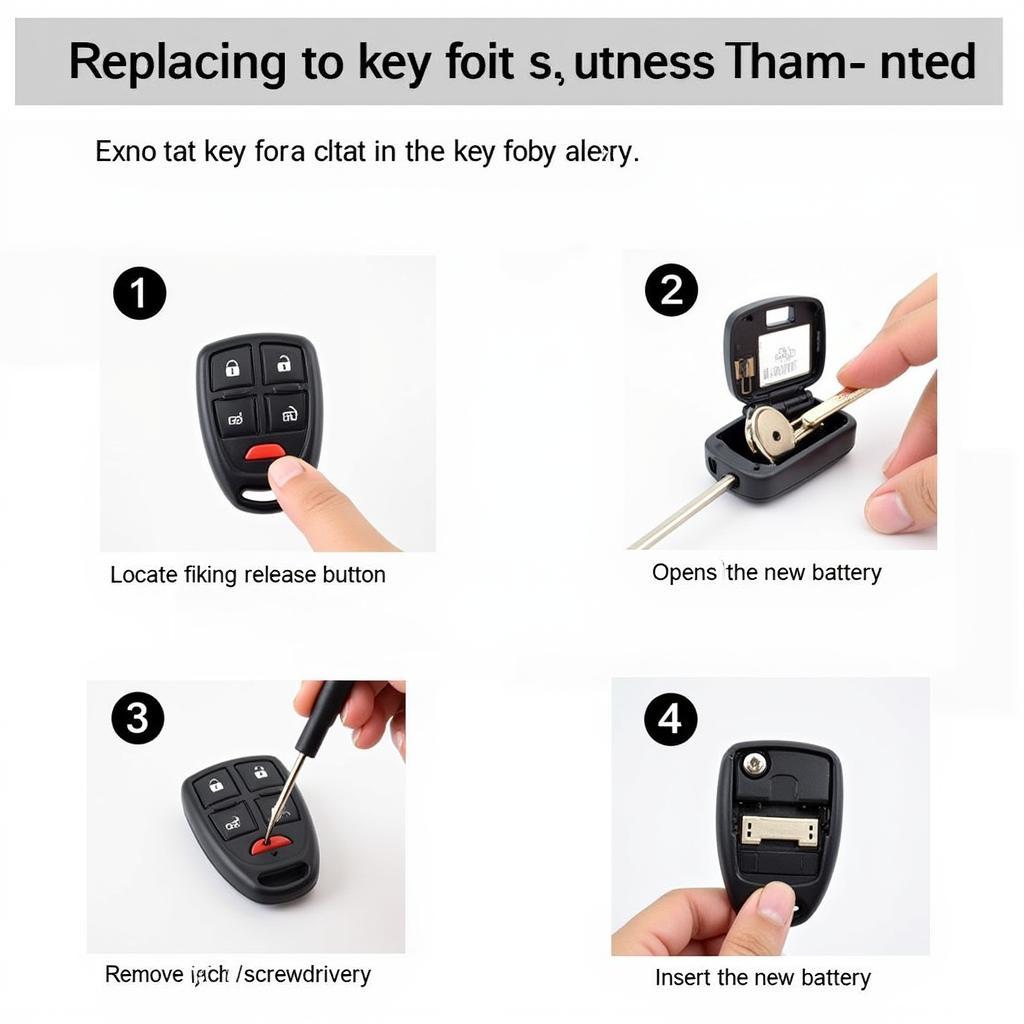 Ford Edge Key Fob Battery Replacement Steps