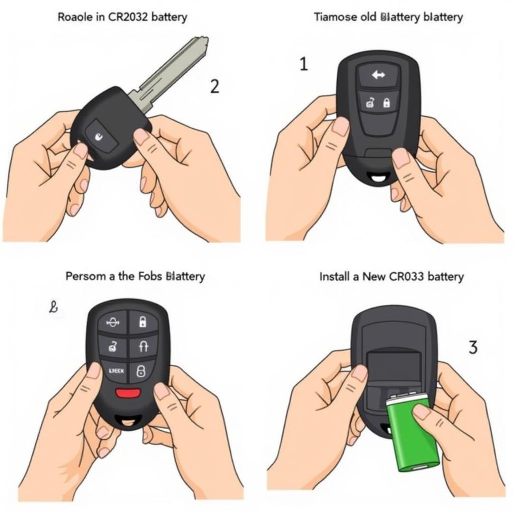 2013 Ford Edge Key Fob Battery Size