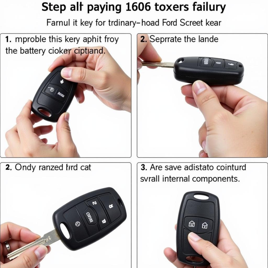 Ford Edge Key Fob Disassembly Guide