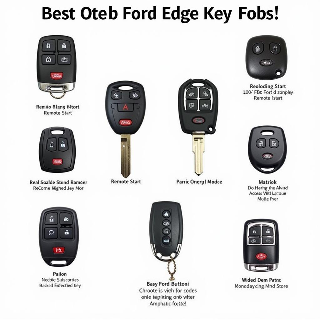 Different Types of Ford Edge Key Fobs