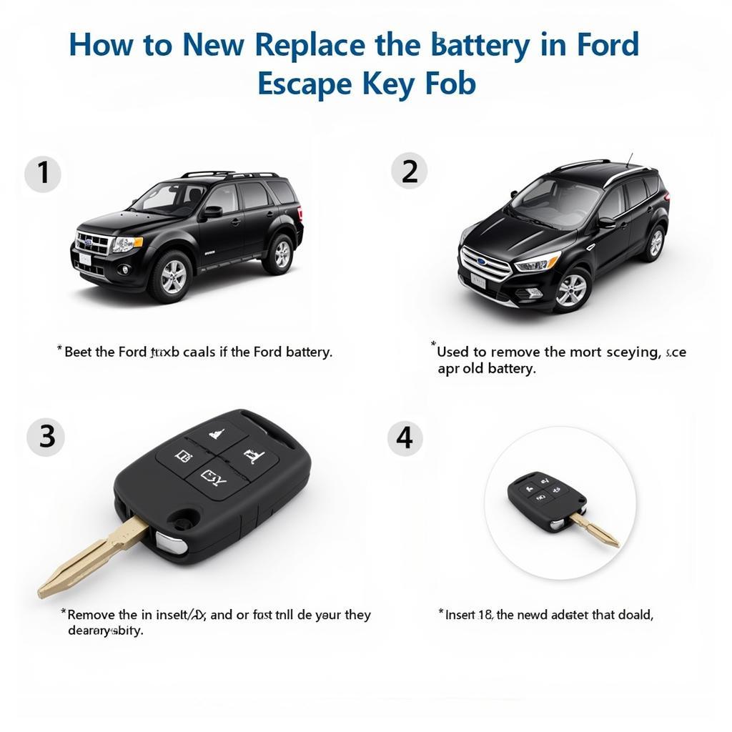 Replacing the Battery in a Ford Escape Key Fob