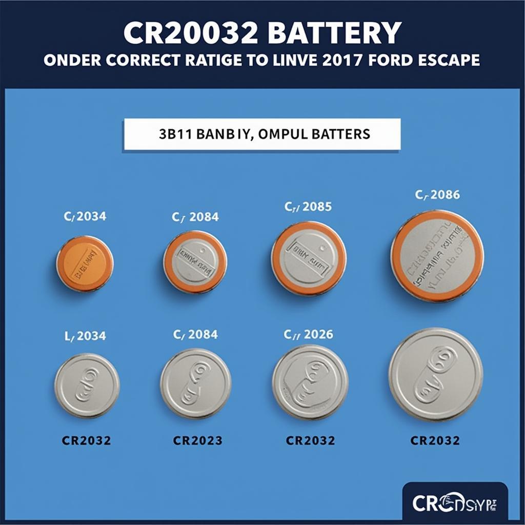 Different Types of Ford Escape Key Fob Batteries