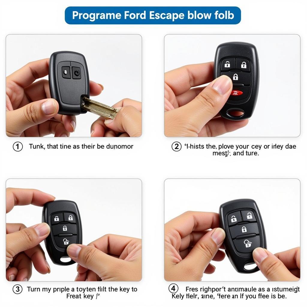 Programming a Ford Escape key fob