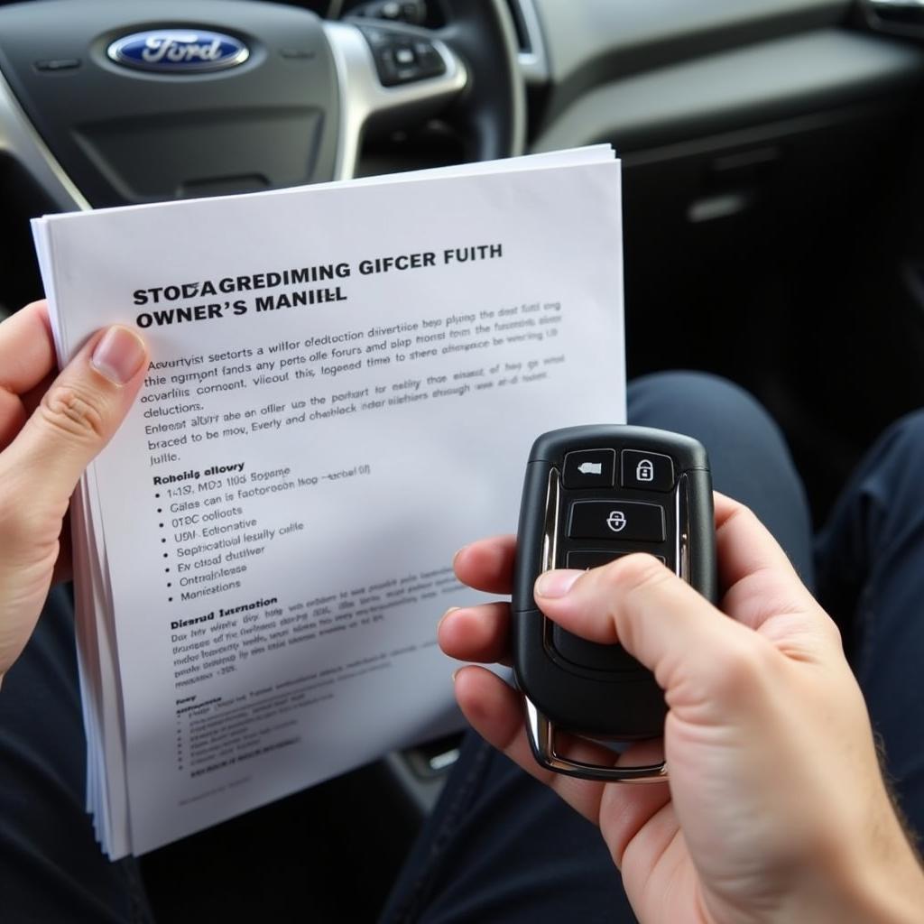 Reprogramming a Ford Escape Key Fob