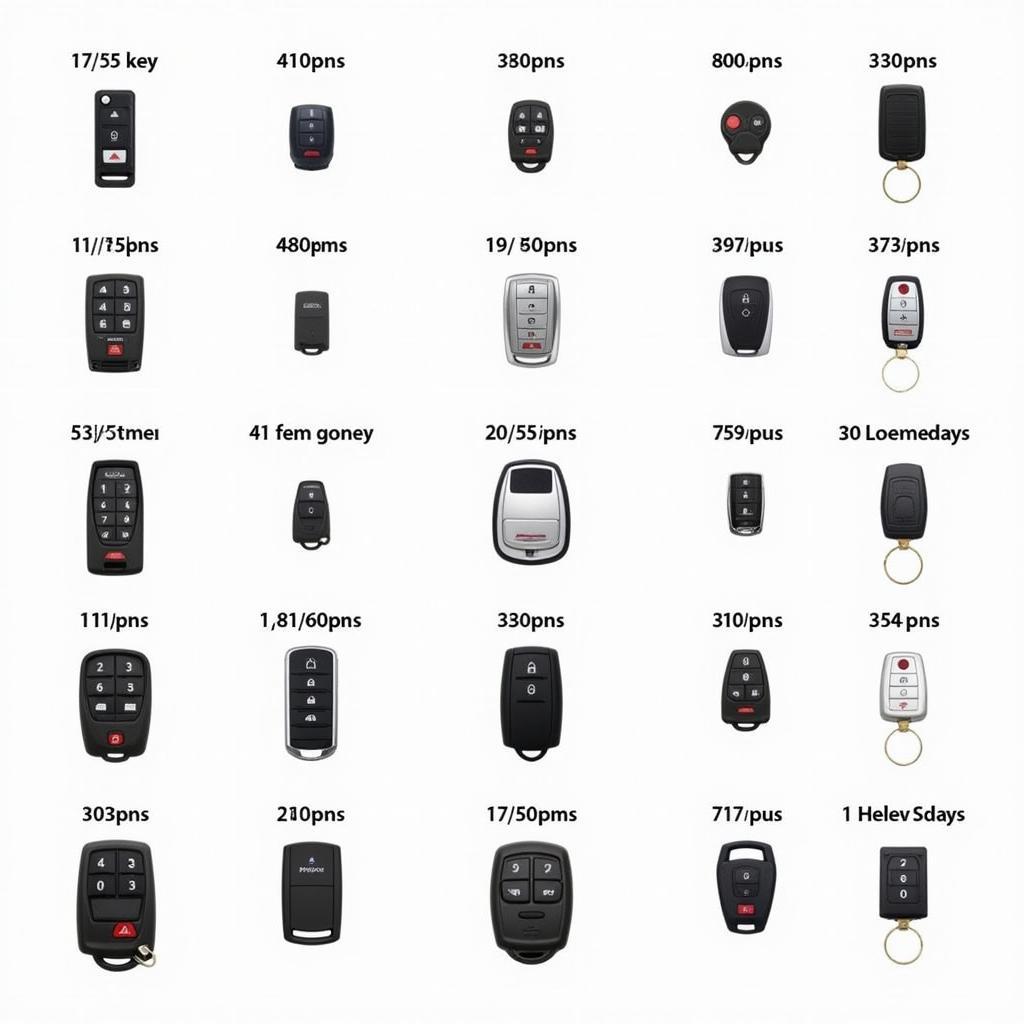 Ford Escape Key Fob Types