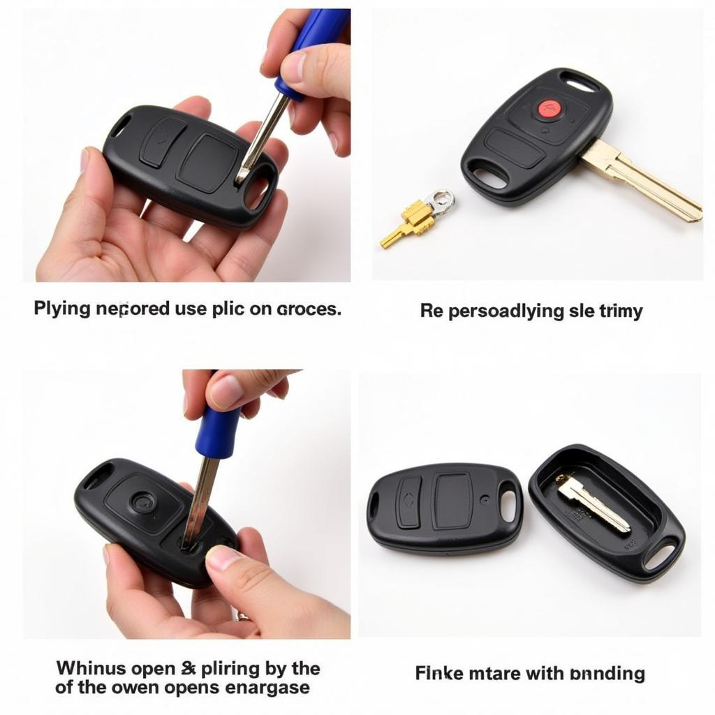 Opening a Ford Escape Smart Key Fob