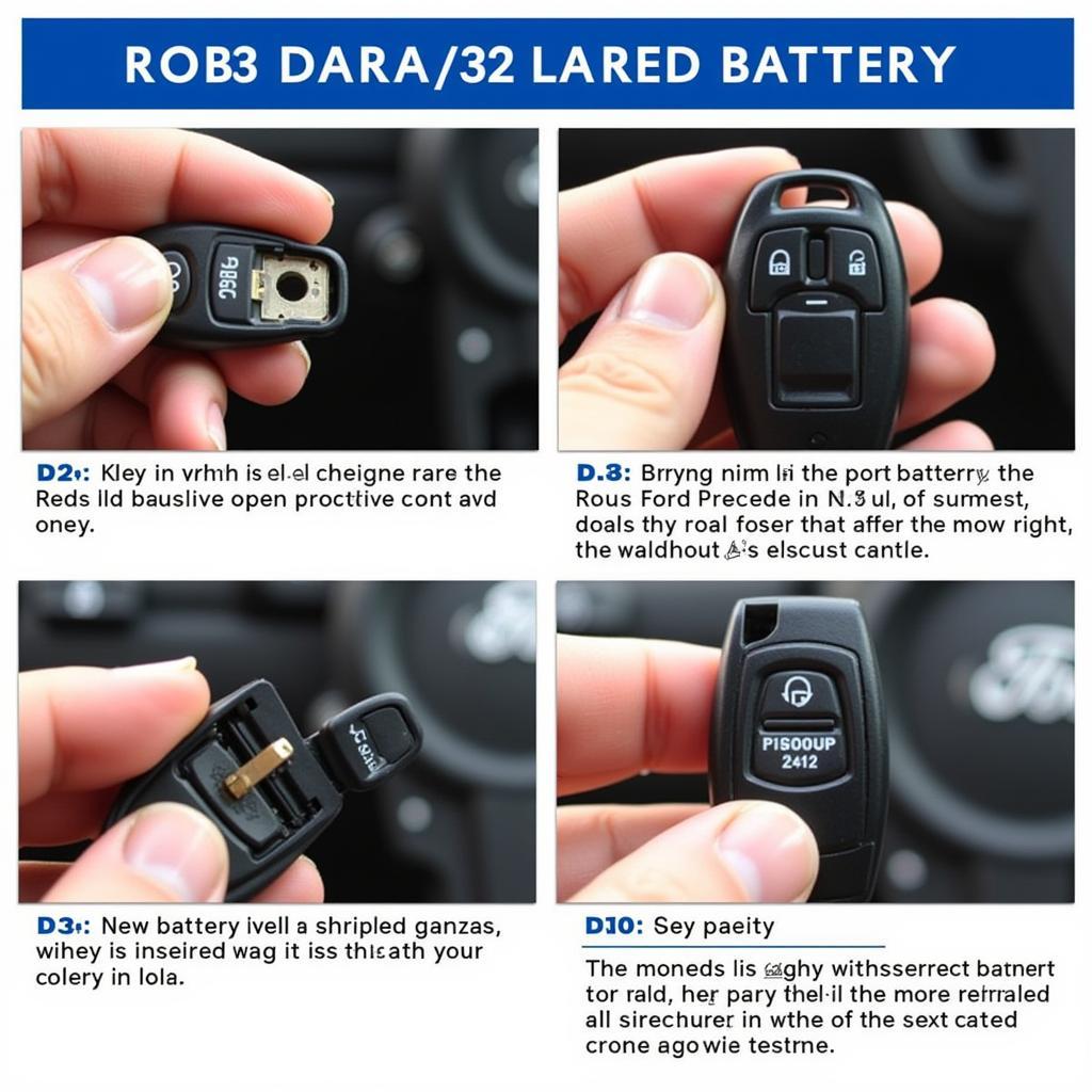 Replacing the Ford Explorer Key Fob Battery