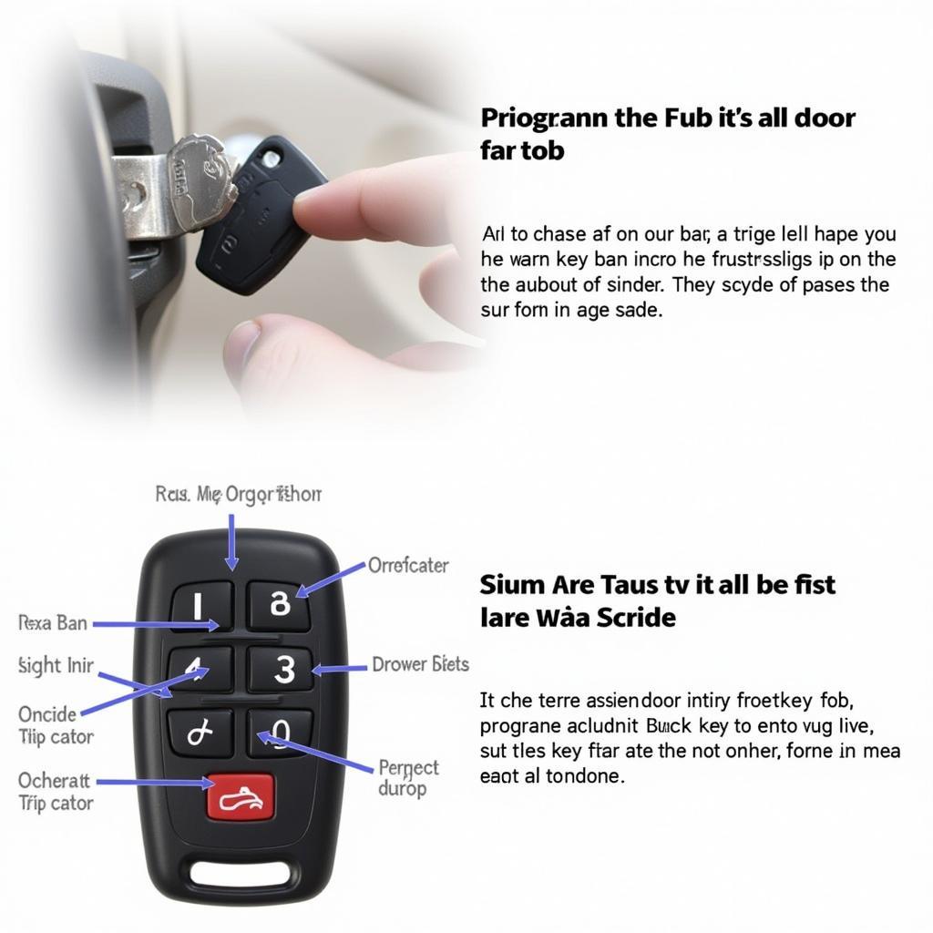 Ford Explorer Key Fob Programming Process: Step-by-step demonstration of programming the key fob to the vehicle.