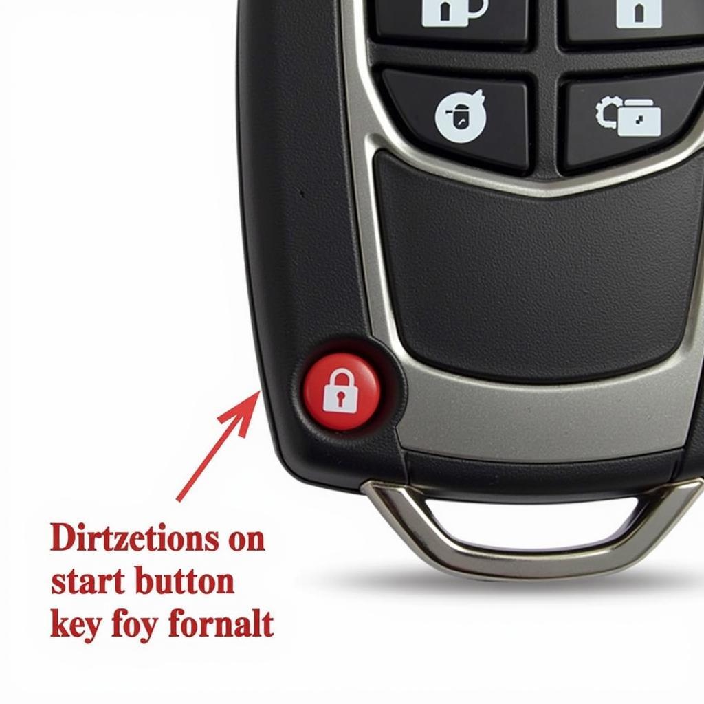 Locating the Remote Start Button on a Ford Explorer Key Fob