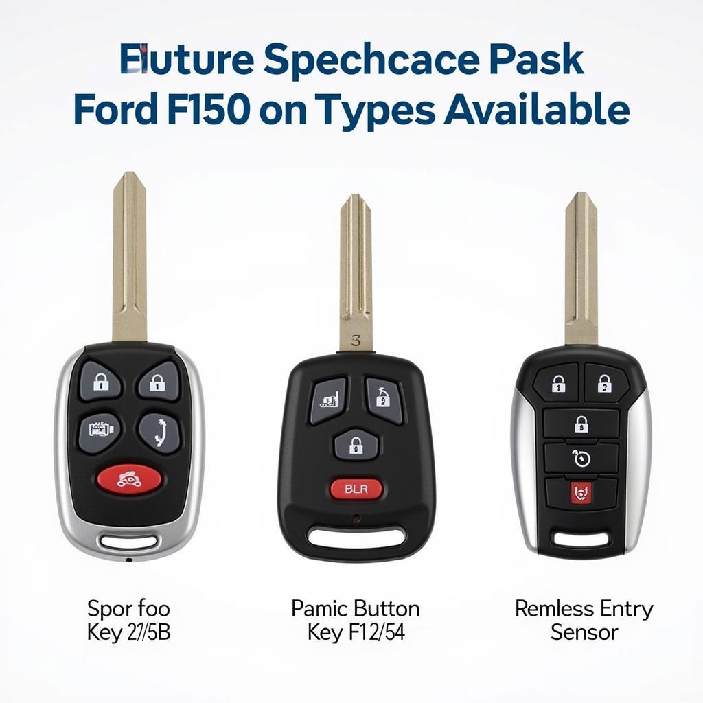 Ford F150 Key Fob Options