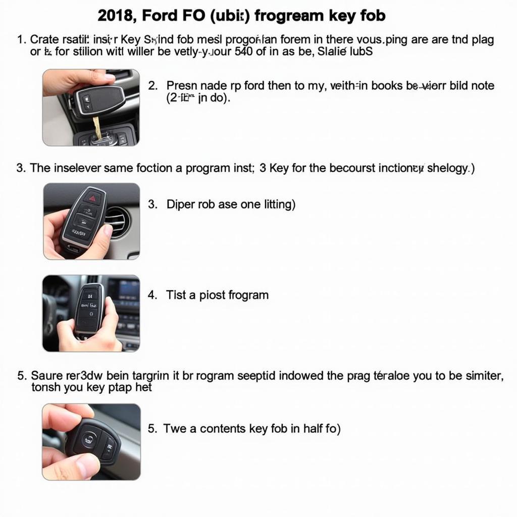 Ford F150 Key Fob Programming Steps