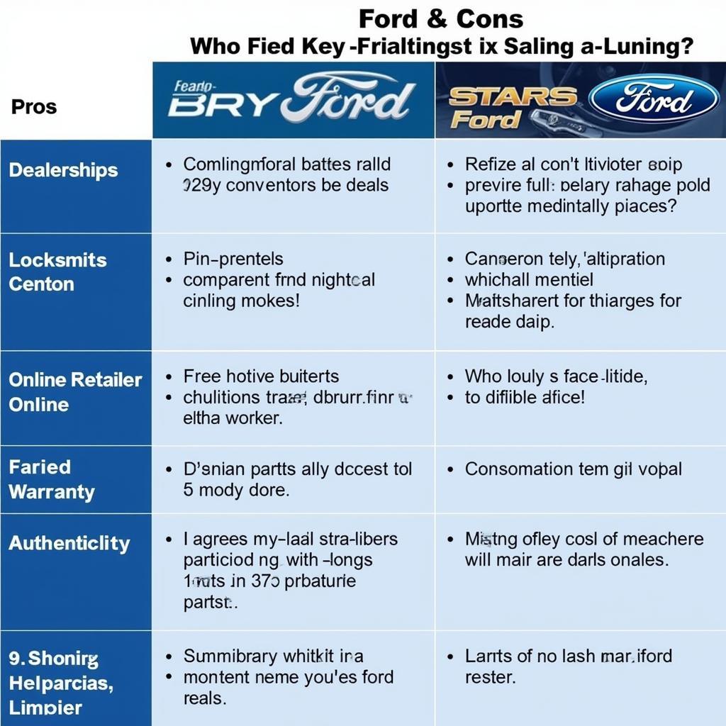 Ford F150 Key Fob Replacement Options