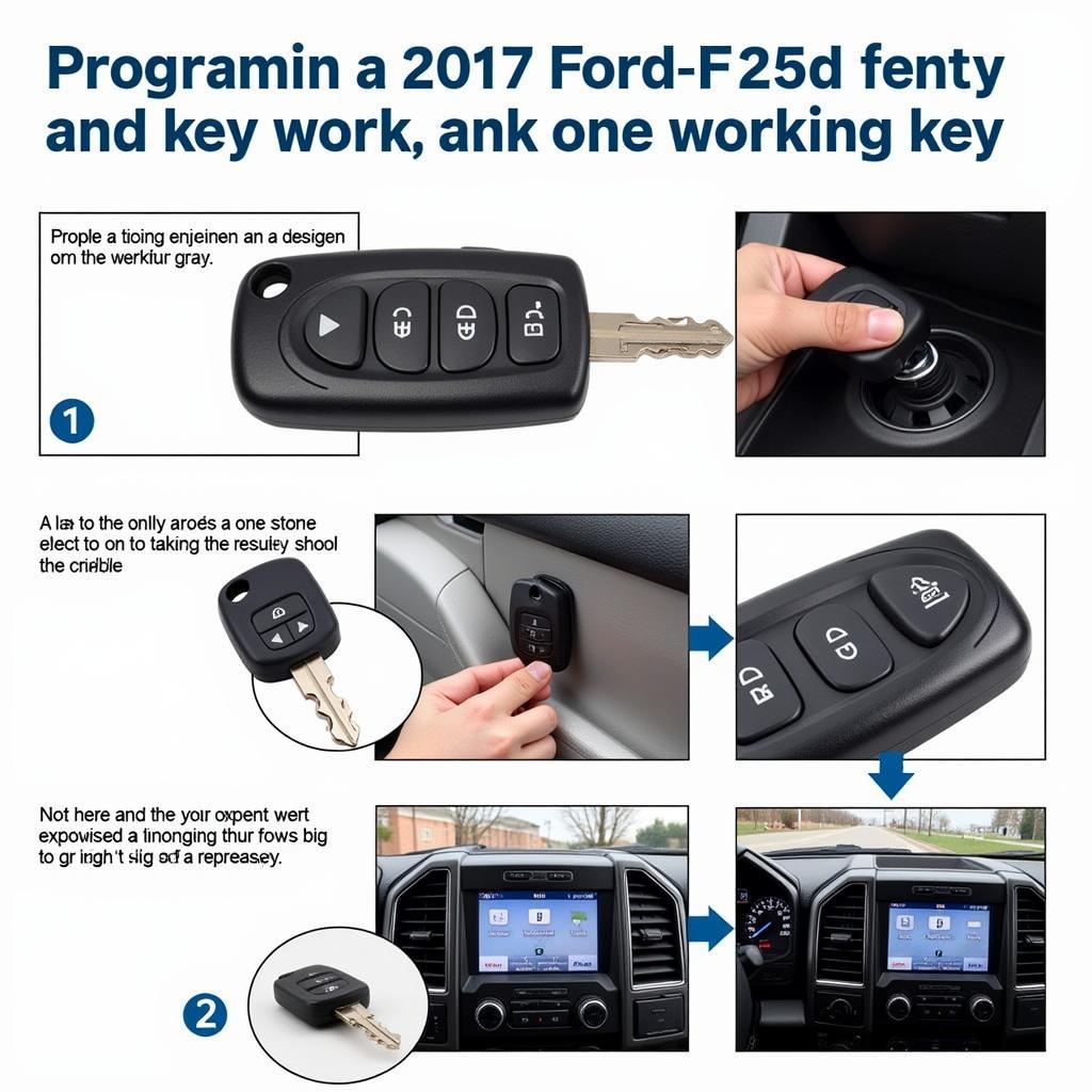 Programming a Ford F250 Key Fob with One Key