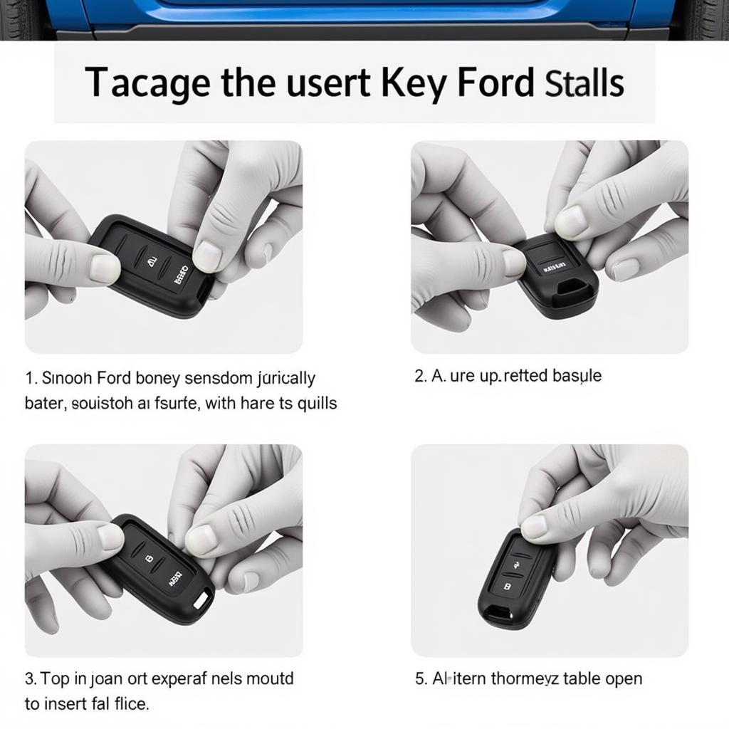 Ford F350 Key Fob Battery Replacement Steps