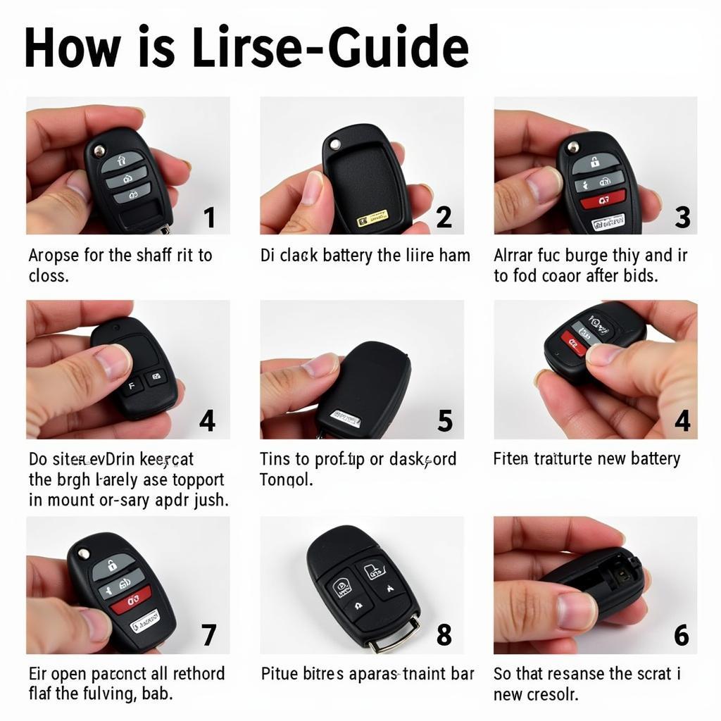 Ford Fiesta Key Fob Battery Replacement