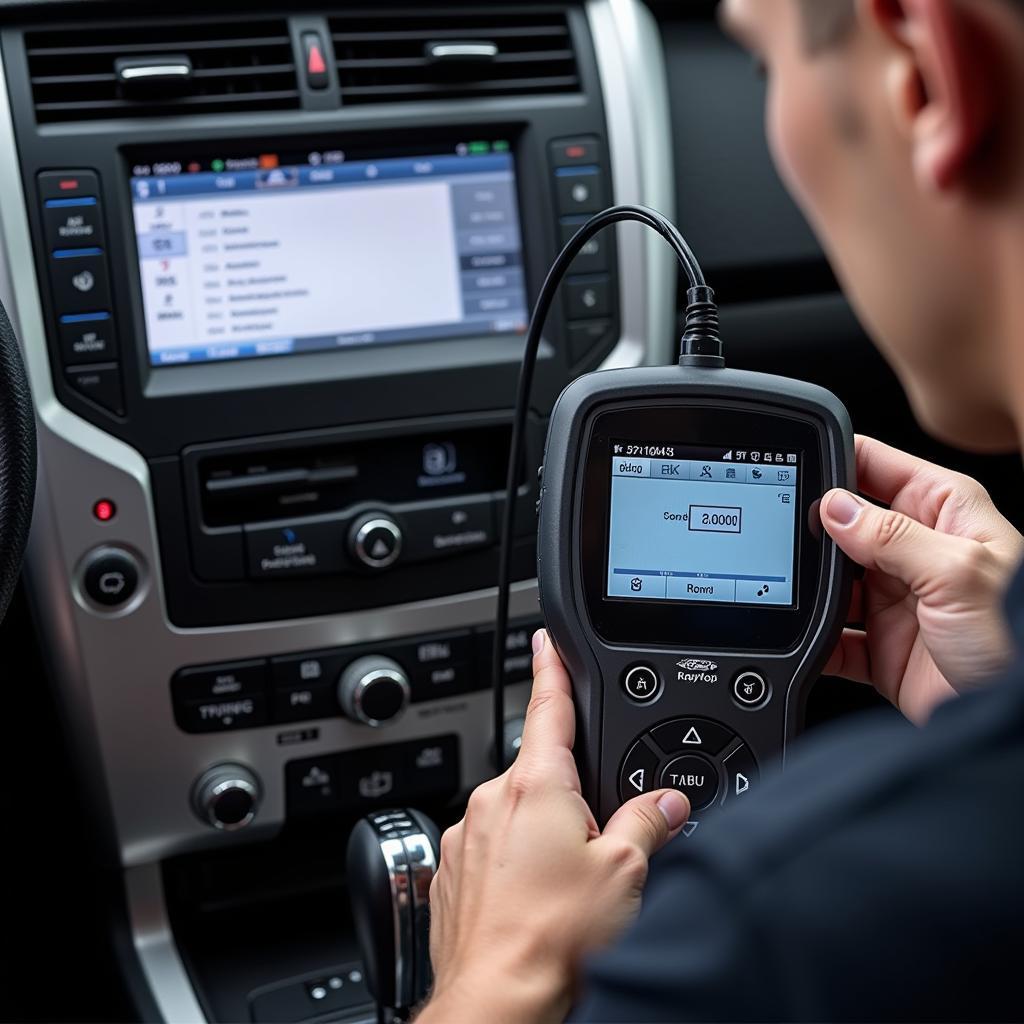 Programming a Ford Flex key fob using diagnostic equipment