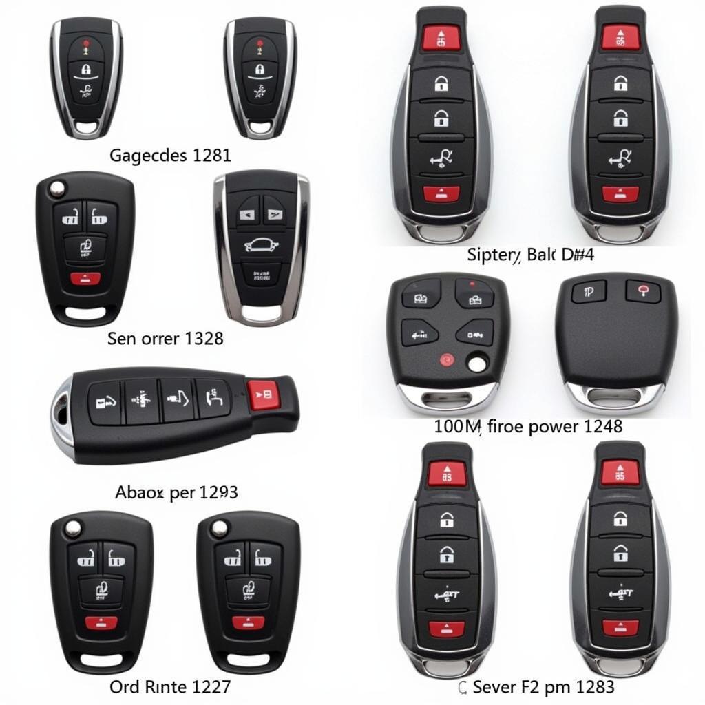 Ford Flex Key Fob Types and Variations