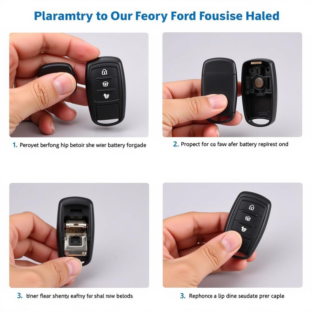 Ford Focus Key Fob Reassembly