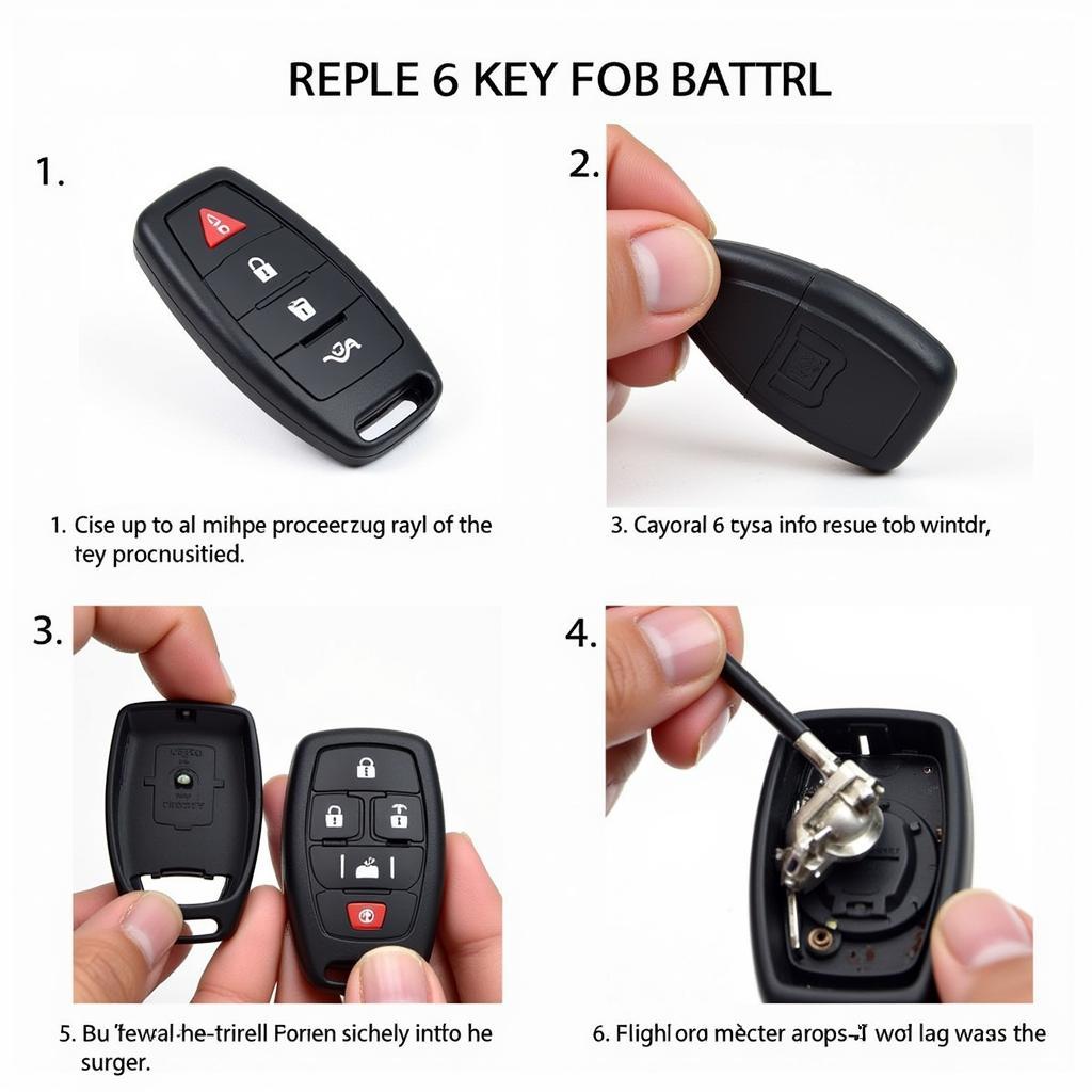 Ford Fusion 2014 Key Fob Battery Replacement Process