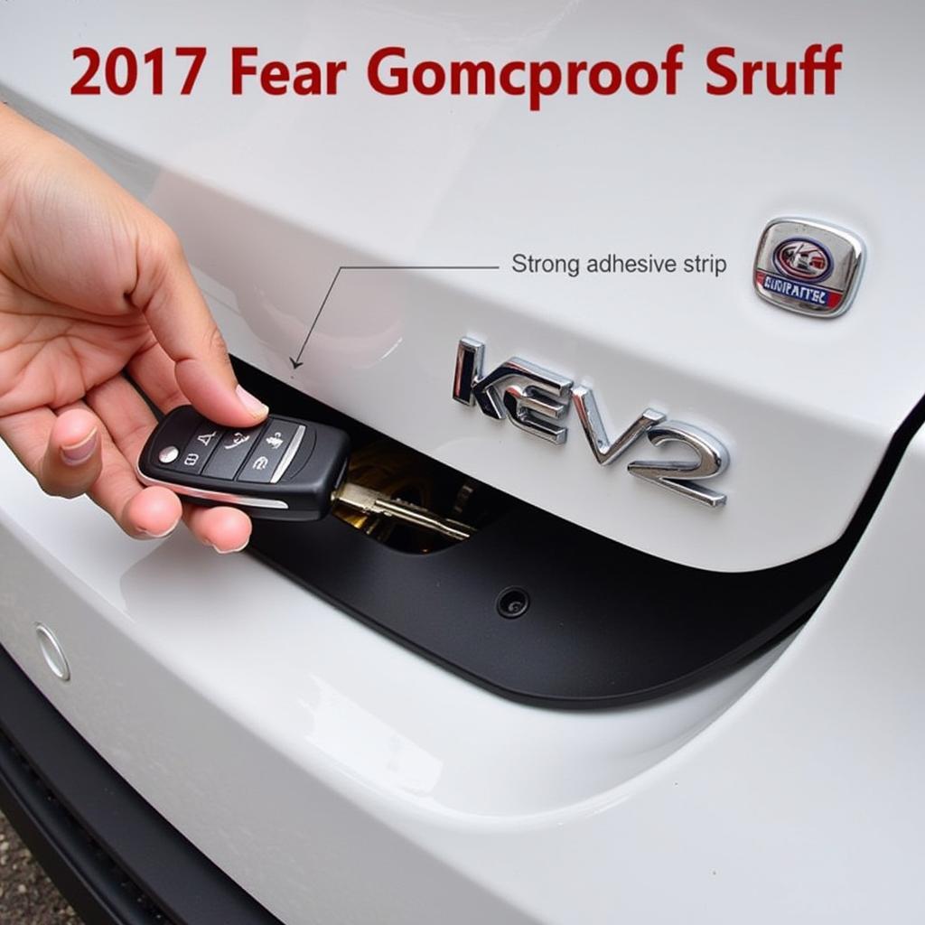 Hiding a Key Fob Inside a Ford Fusion Bumper