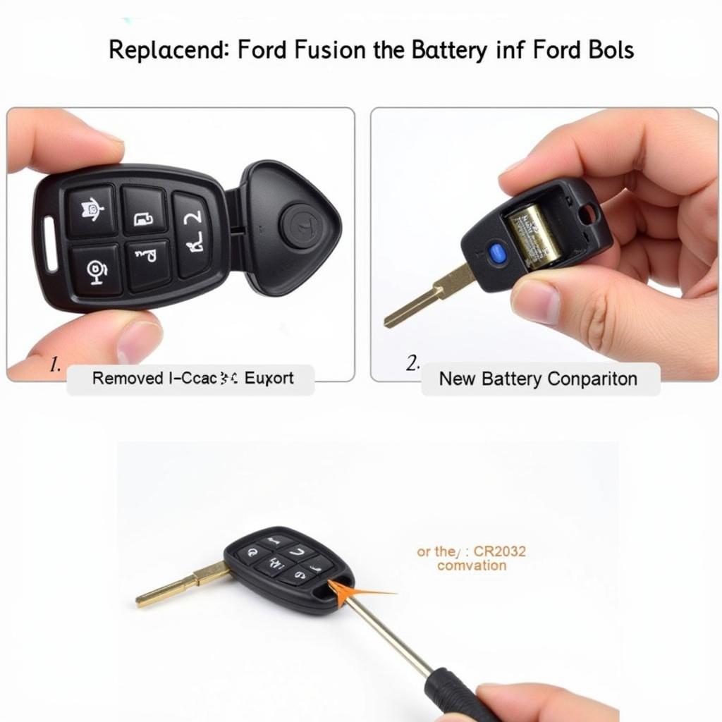 Replacing the Battery in a Ford Fusion Key Fob