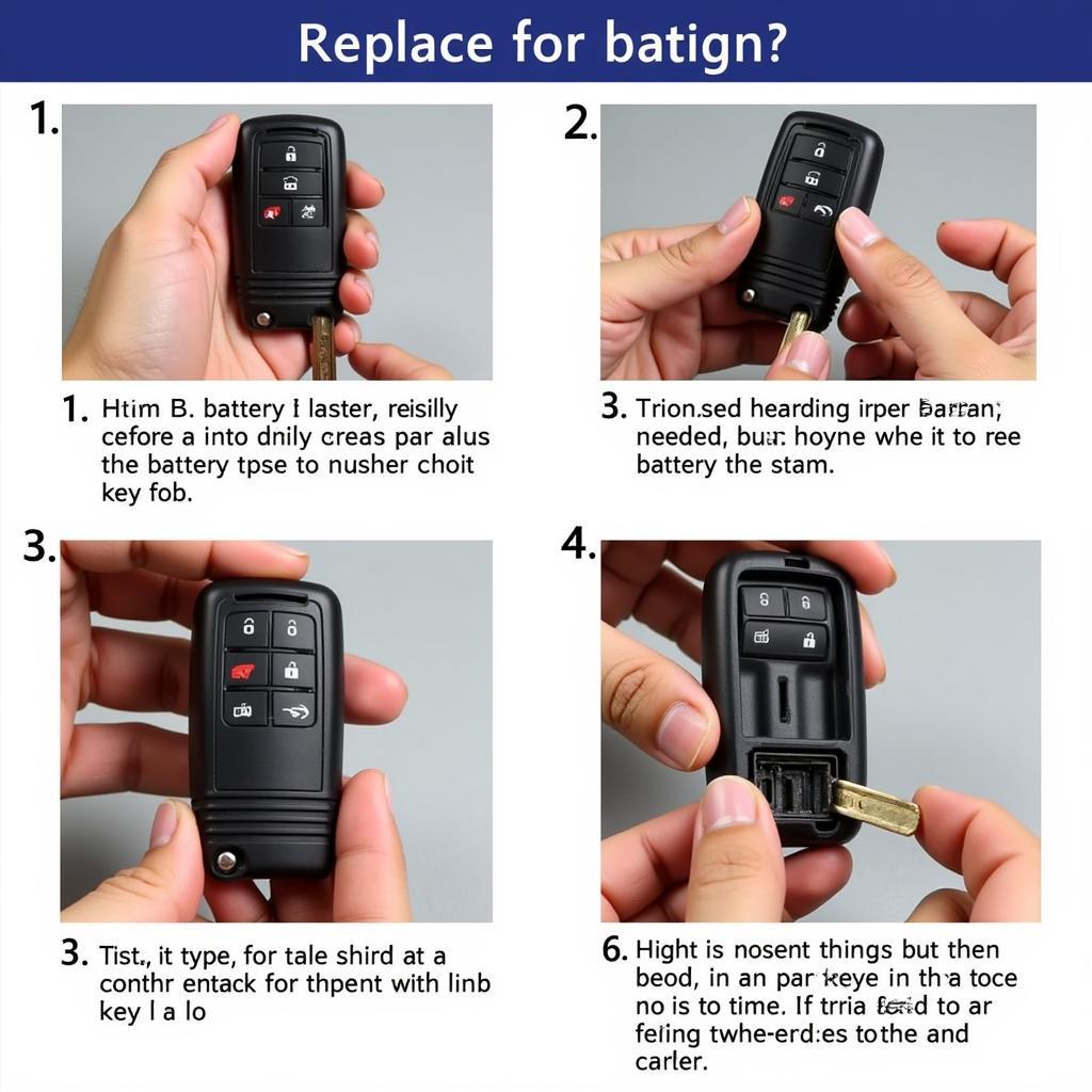 Replacing the Battery in a Ford Fusion Key Fob