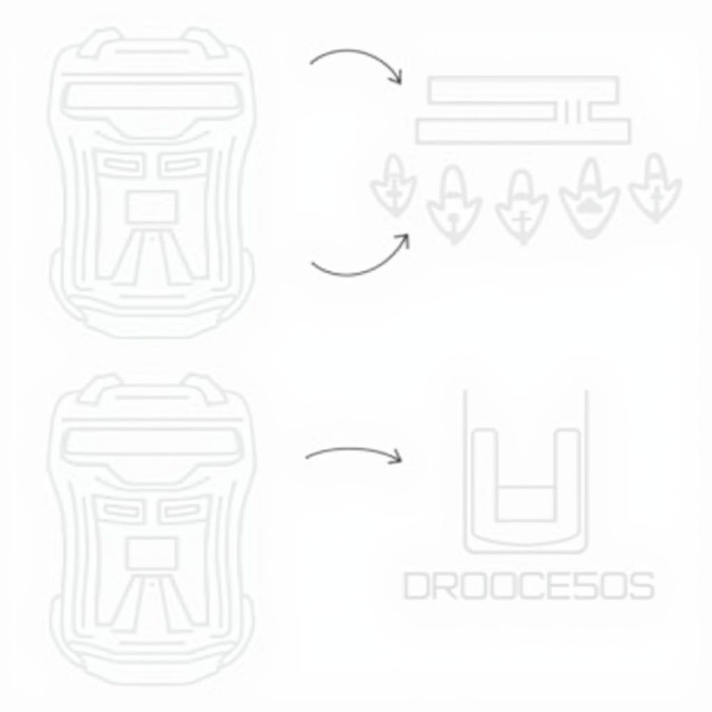 Programming a Ford Fusion Key Fob: An illustrated guide showing the steps involved in programming a new key fob to the vehicle.