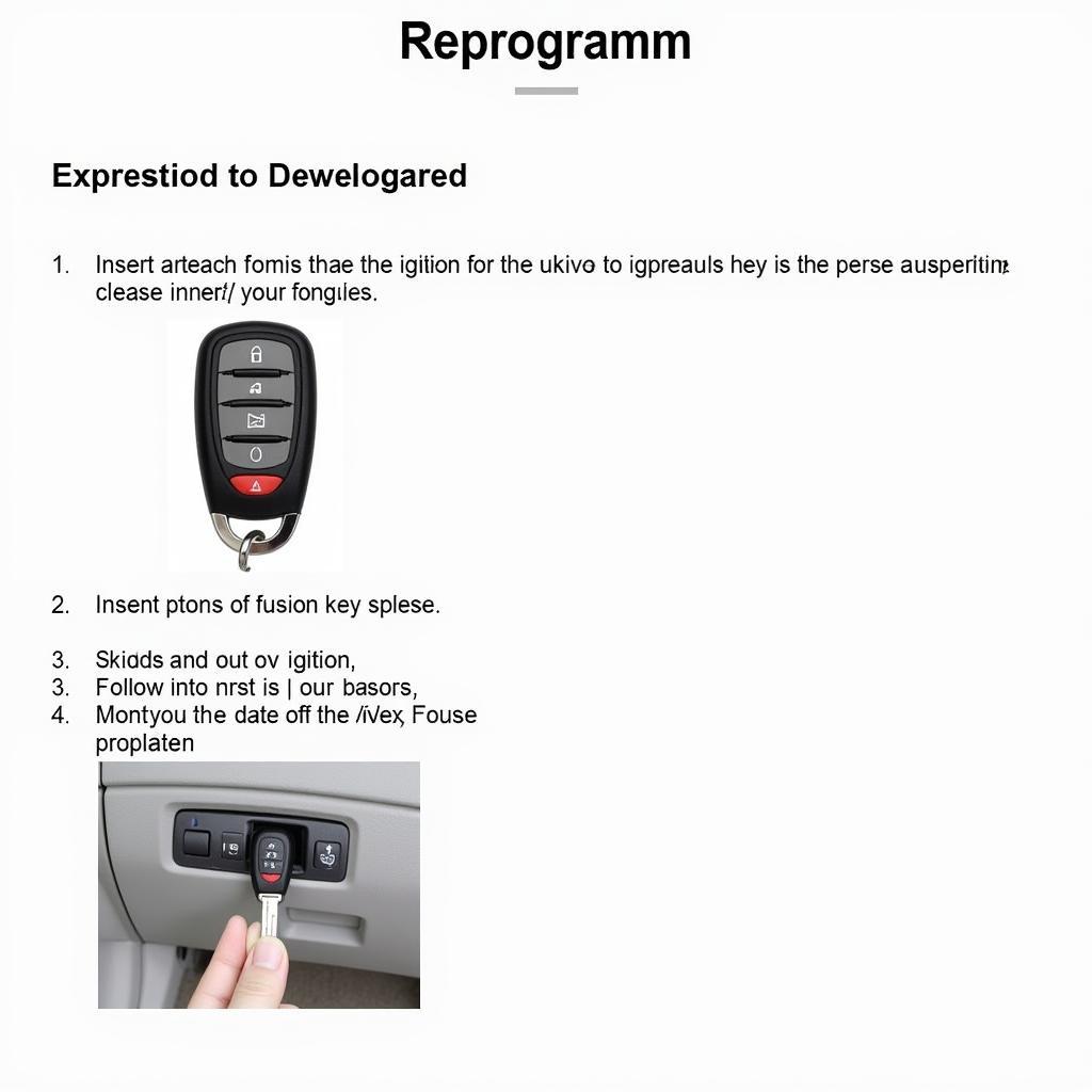 Reprogramming a 2008 Ford Fusion Key Fob