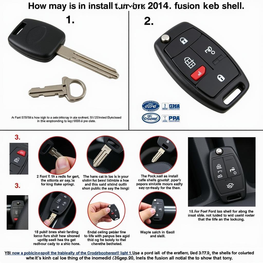 Installing a 2014 Ford Fusion Key Fob Shell