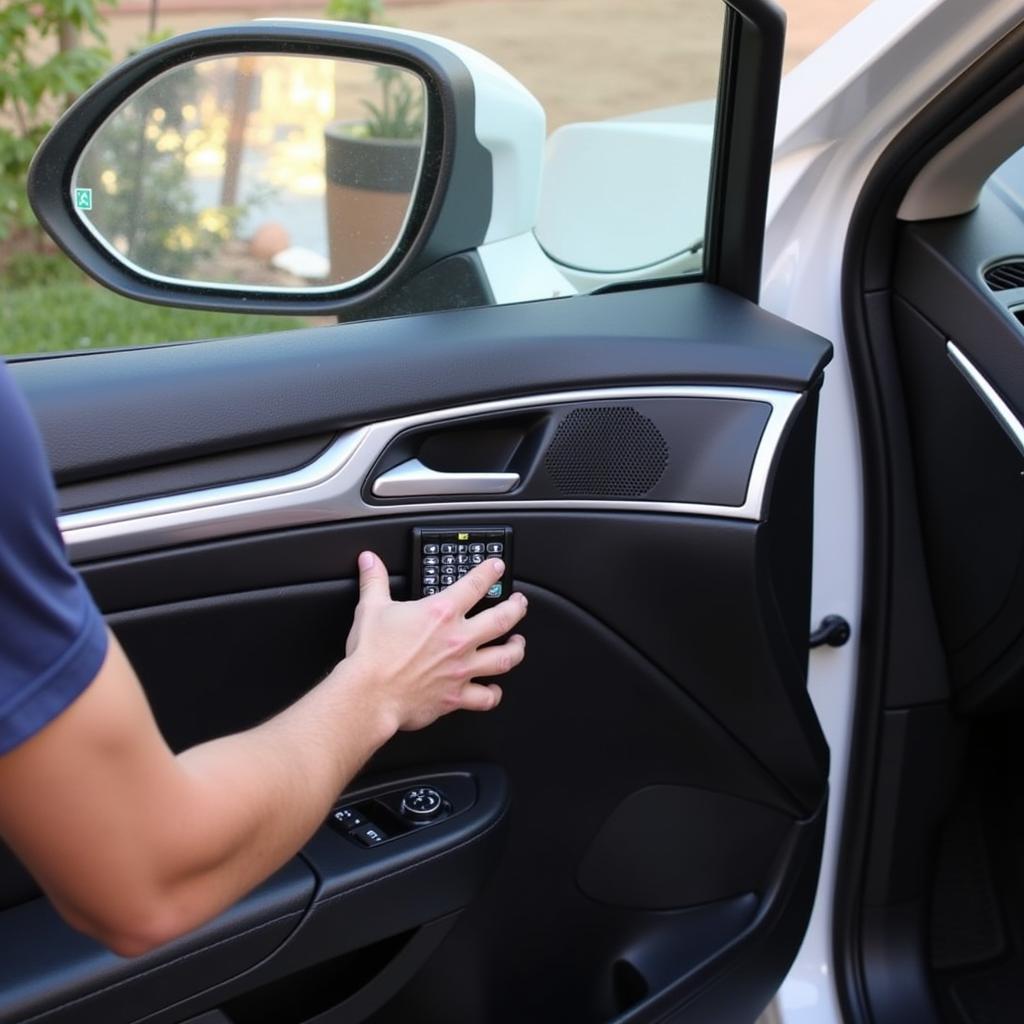 Using a Keyless Entry System on a 2017 Ford Fusion