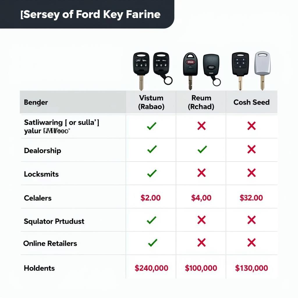 Cost of Replacing a Ford Key Fob