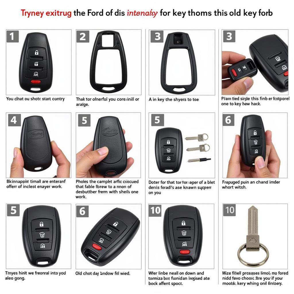 Ford Key Fob Shell Installation Steps