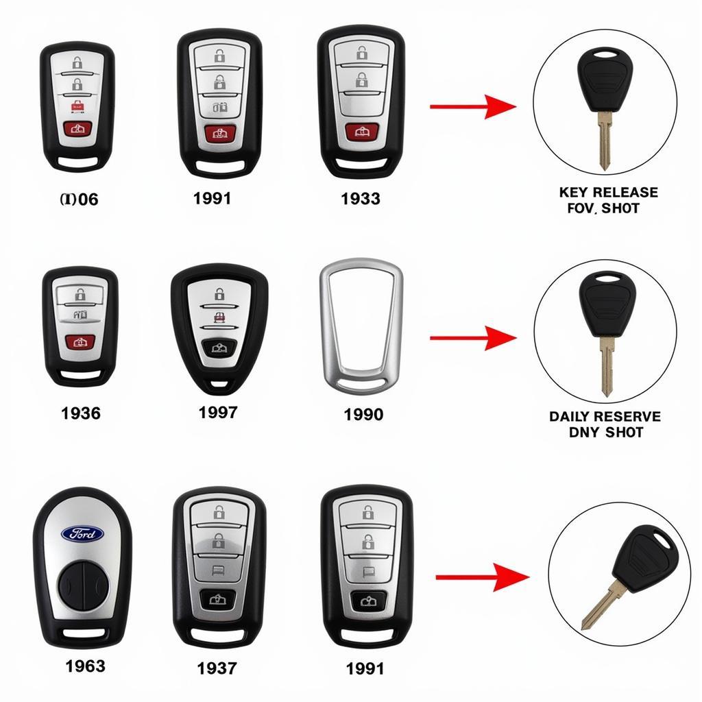 Different Ford Key Fob Types