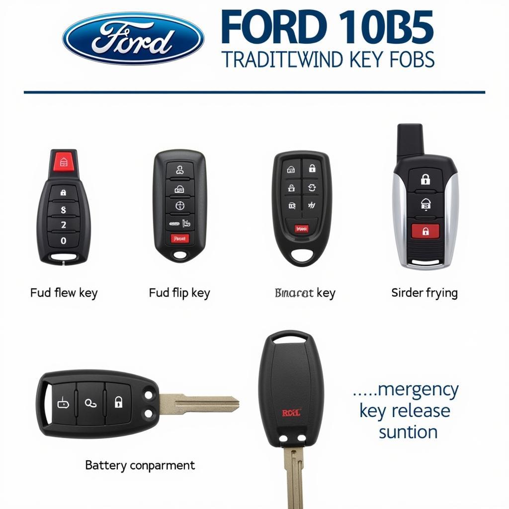 Different Ford Key Fob Types