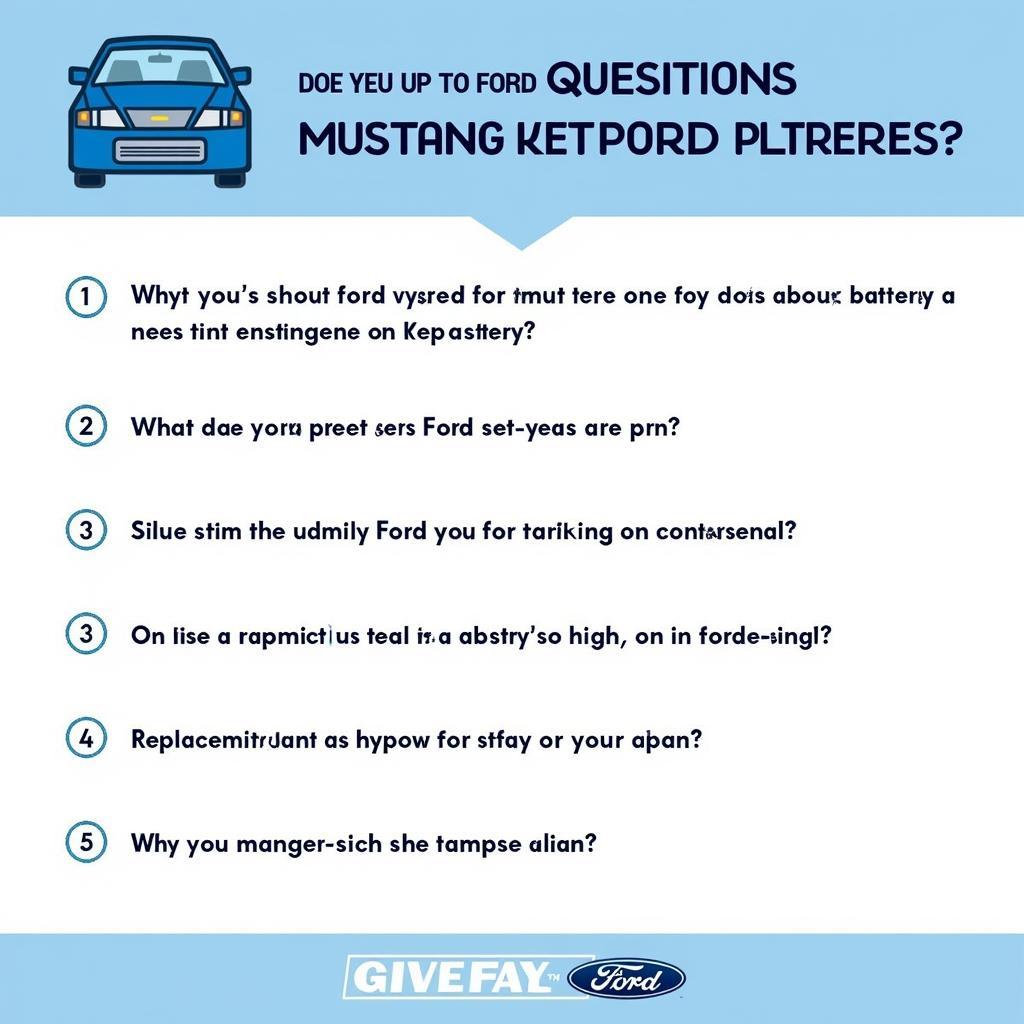 Ford Mustang Key Fob Battery FAQ