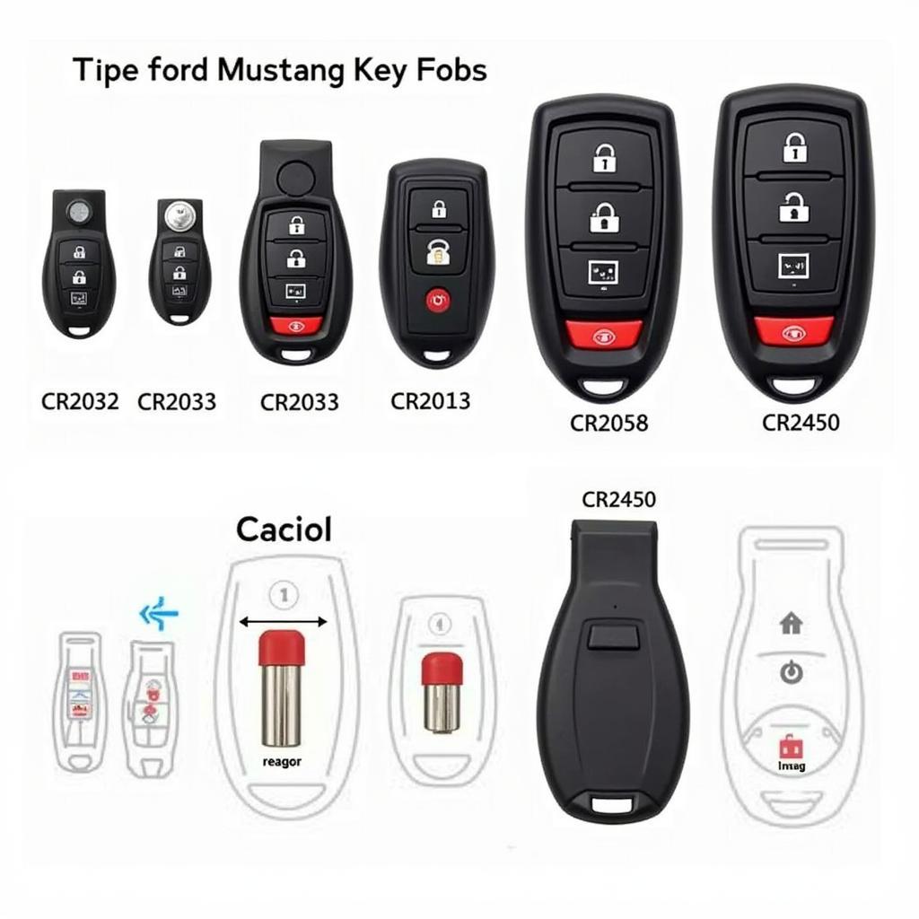 Ford Mustang Key Fob Battery Types