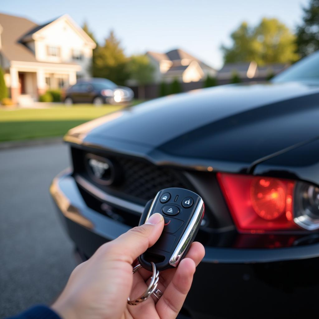 Ford Mustang with New Key Fob