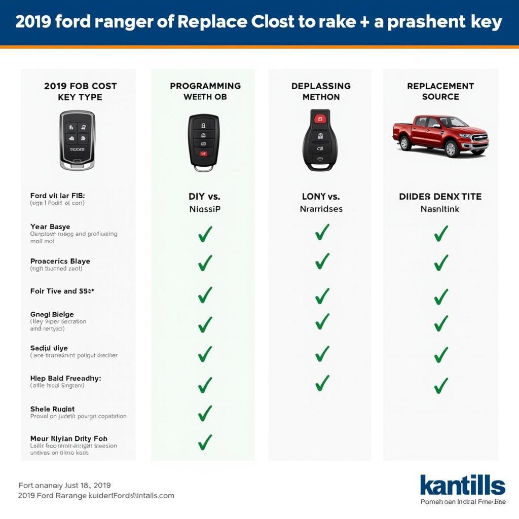 Ford Ranger Key Fob Replacement Costs