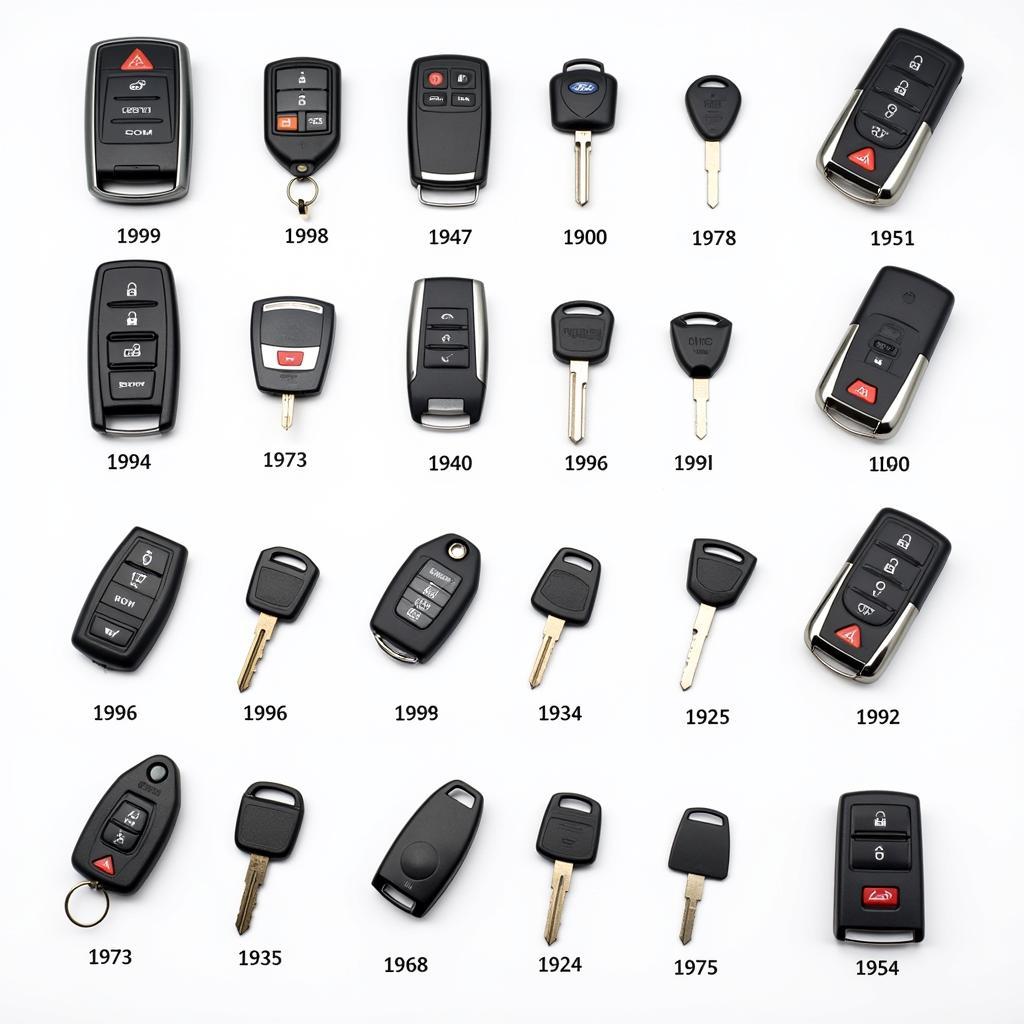 Ford Ranger Key Fob Types