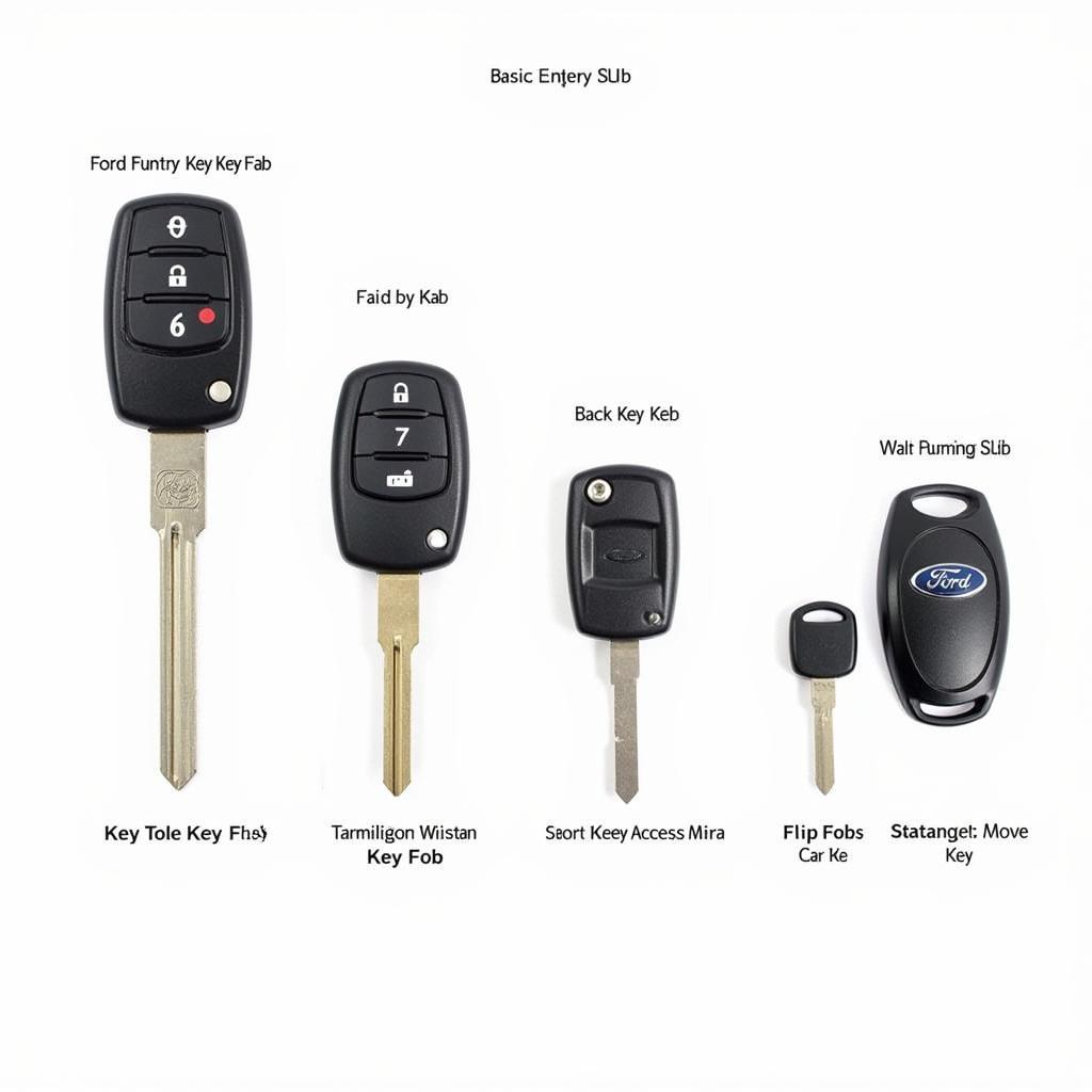 Ford Spare Key Fob Types