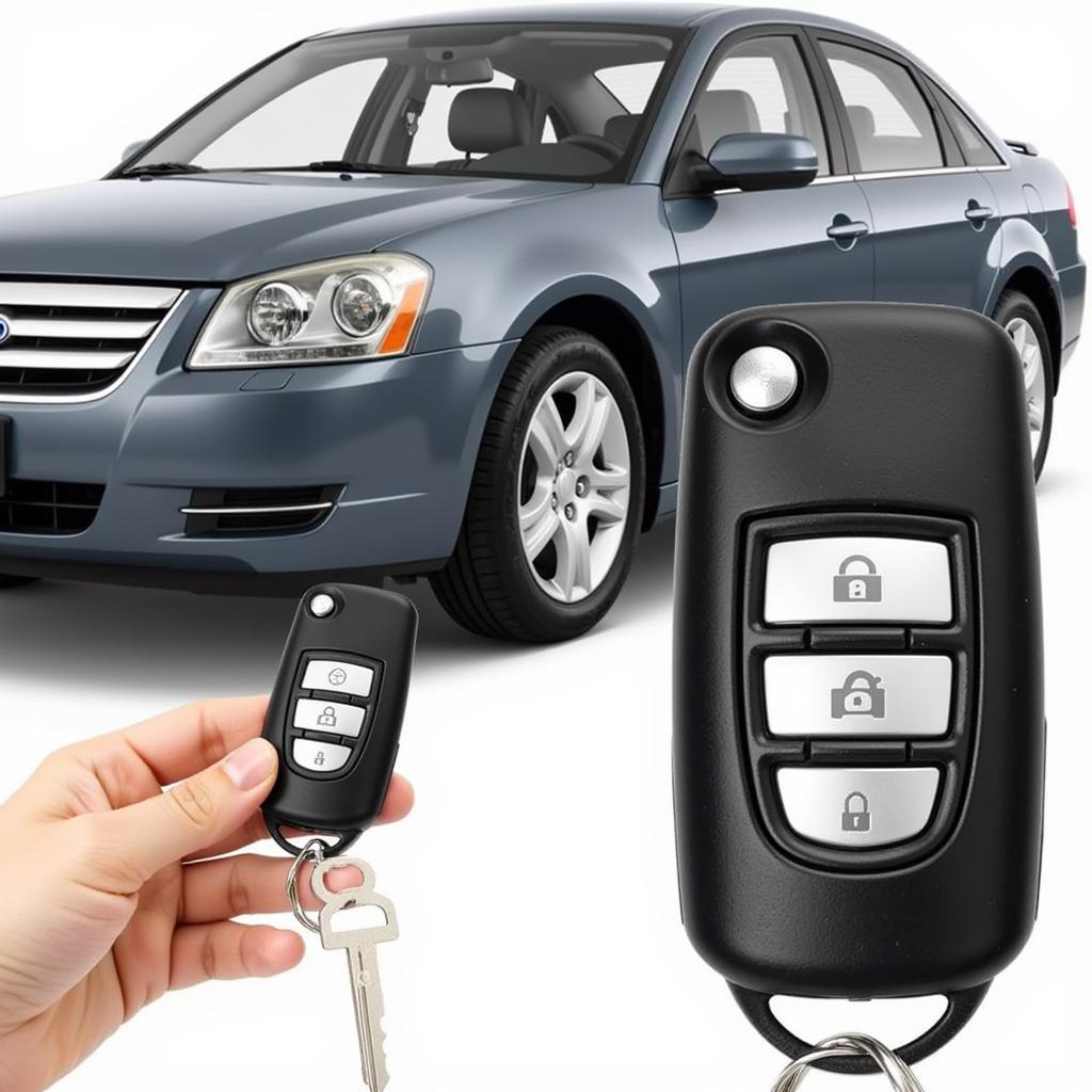 Locating the Hidden Key in a Ford Taurus Key Fob