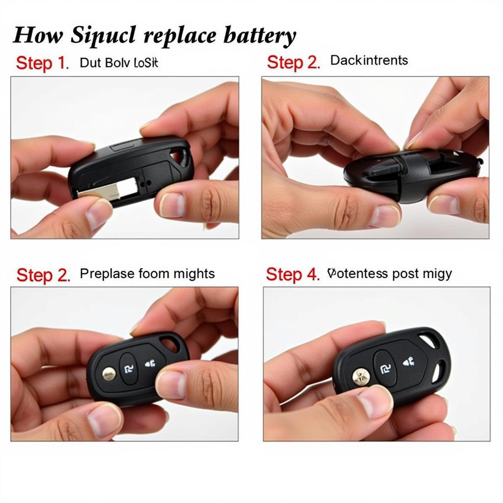 Replacing the Battery in a Ford Taurus Key Fob