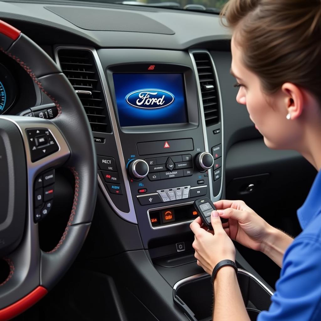 Programming a Ford Taurus Key Fob with Diagnostic Equipment